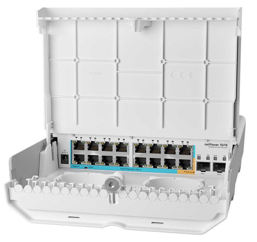 You Recently Viewed MikroTik CRS318-1FI-15FR-2S-OUT Netpower 15FR 18 Port Switch Image